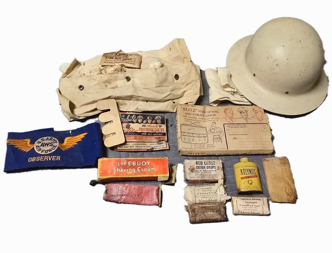 WWII items found in warehouse. Misc see photos for condition. (1 of 12)