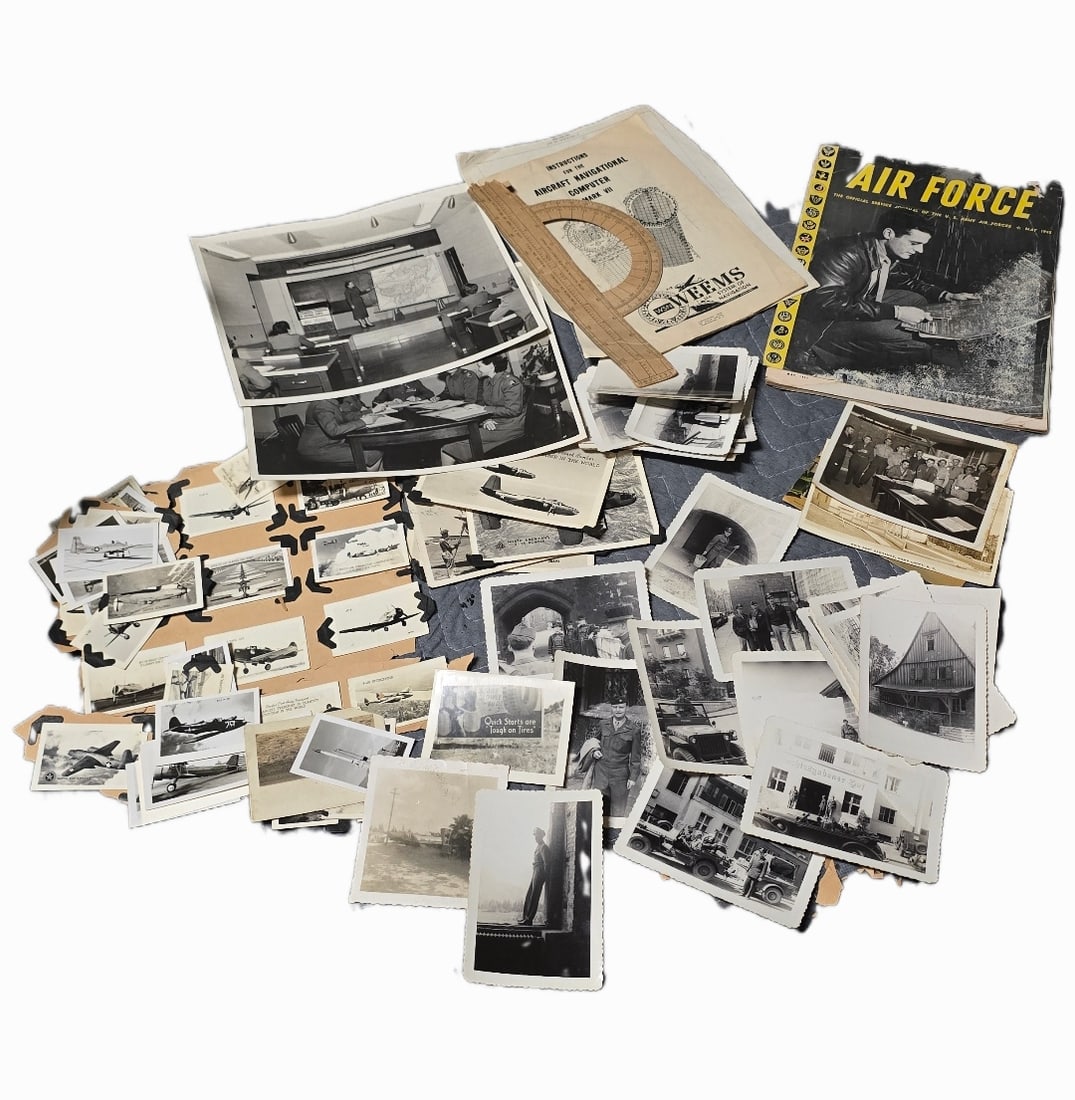 WWII photos , post cards, and mini plane photos, magazine, from warehouse in TN (1 of 9)