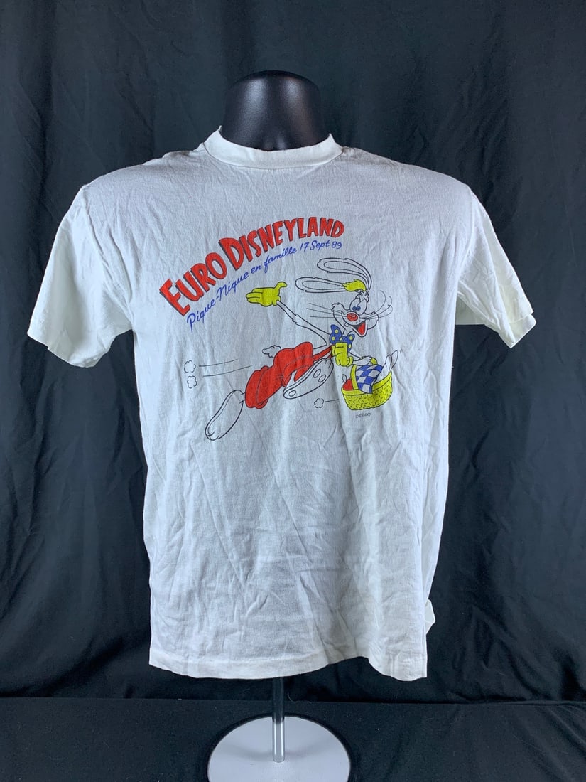 Original Vintage Euro Disneyland 1989 Who Framed Roger Rabbit shirt (1 of 4)