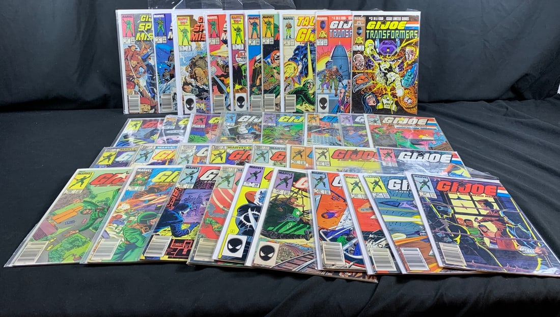 Large lot of vintage marvel GI Joe comic books (1 of 10)
