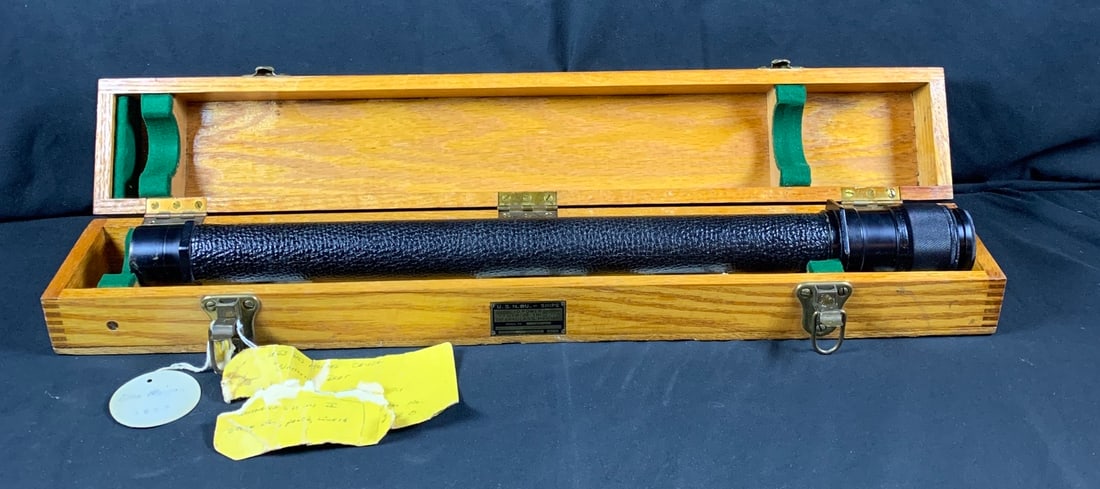 Attributed USS Des Moines CA-134 WW2 WWII Navy Spyglass MK II 1942 (1 of 11)