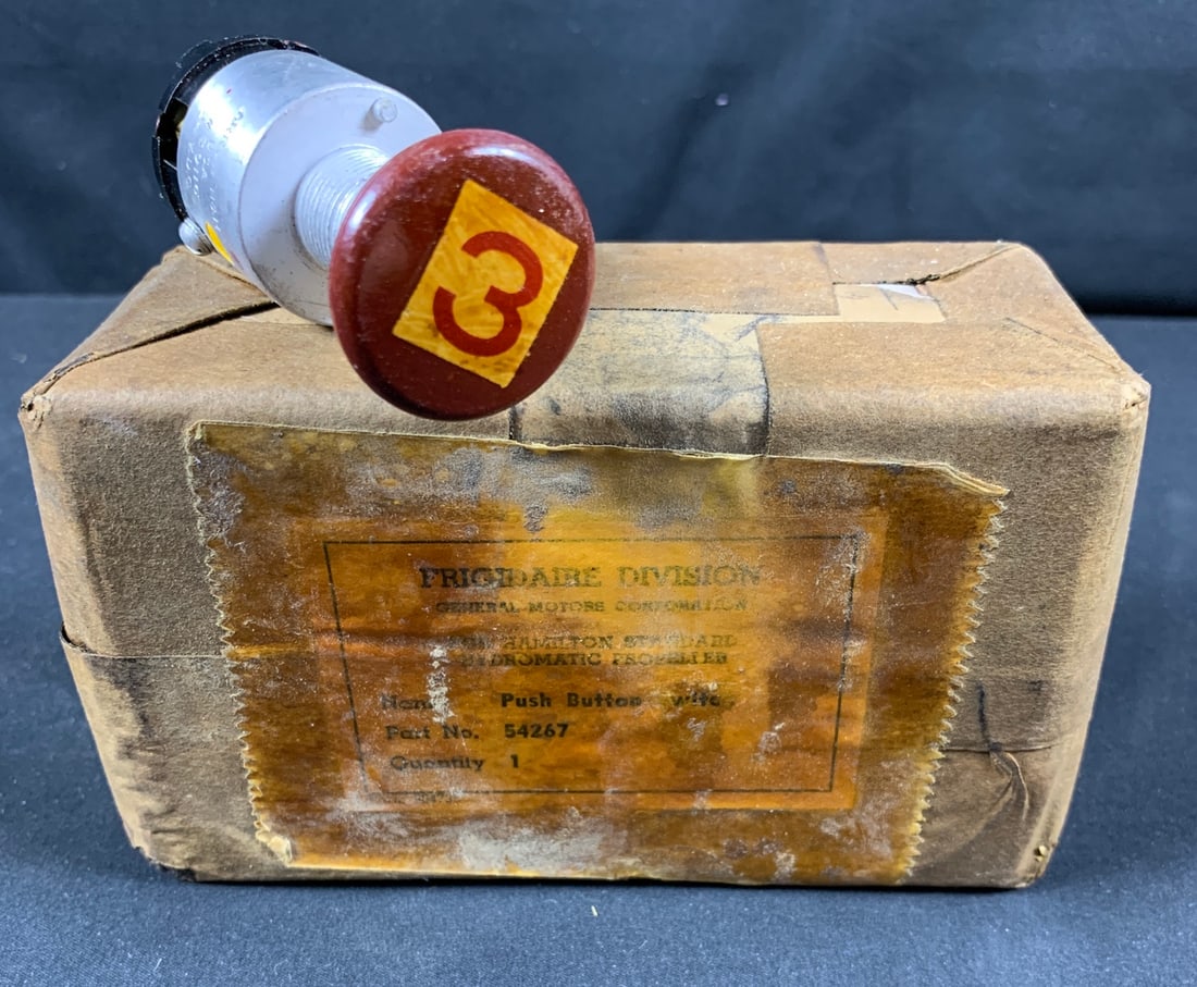 WW2 WWII B-17, B-25, B-24, B-29 Prop Feathering Switch NOS sealed in box (1 of 10)