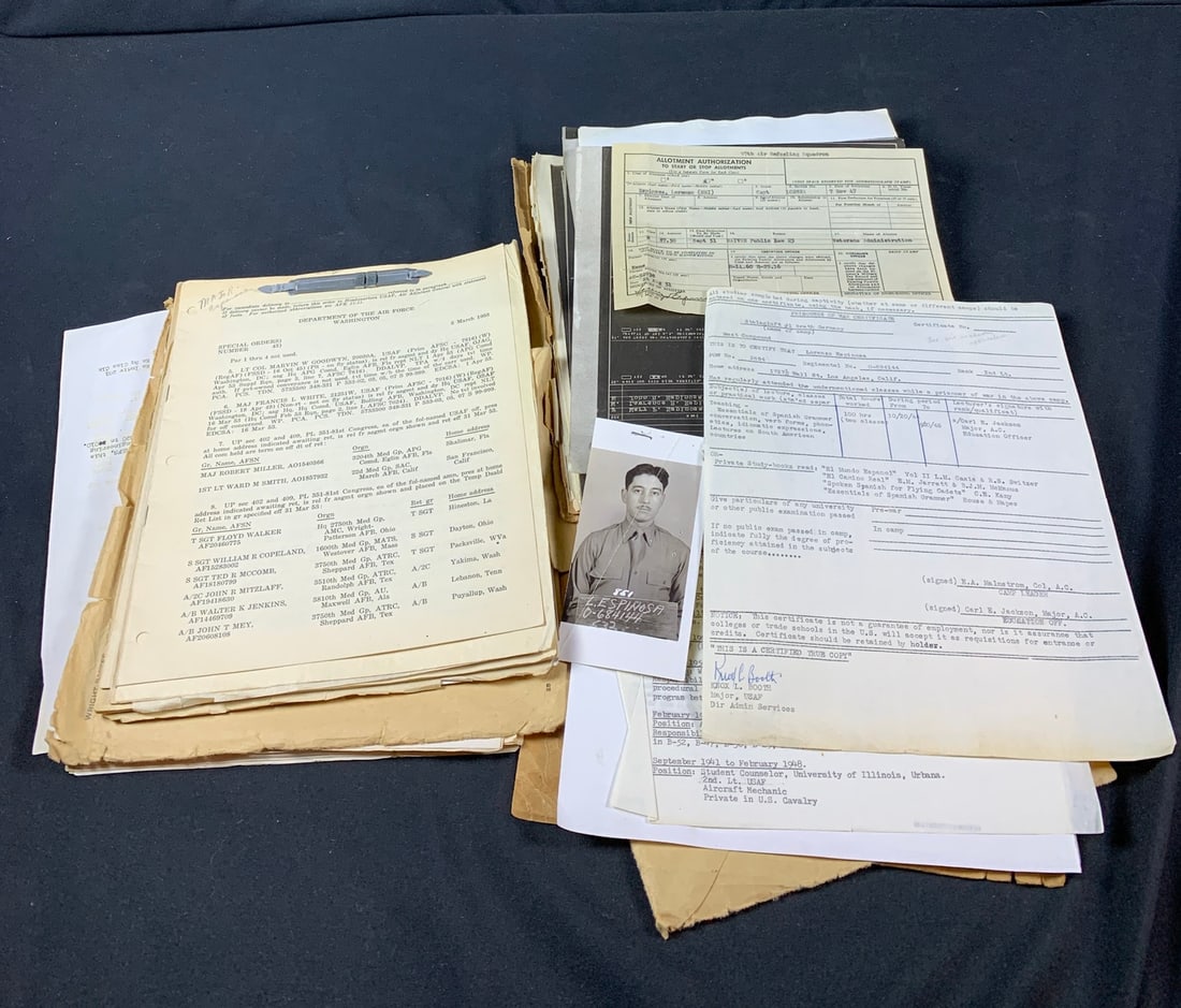 Named WW2 WWII Stalag Luft #1 8th AAF 381st Bomb Group Officers POW Grouping (1 of 20)