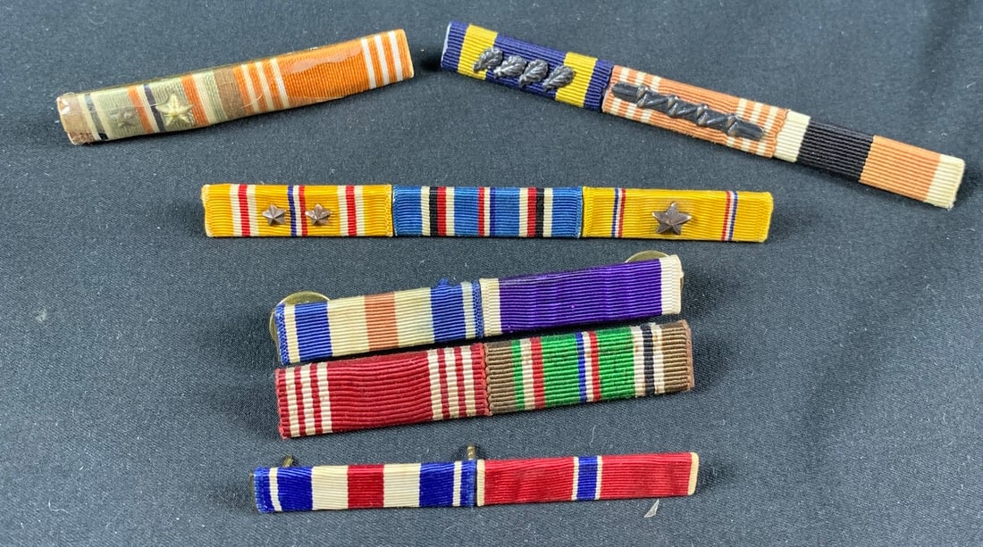 Mixed lot of WW2 WWII Ribbon bars (1 of 2)