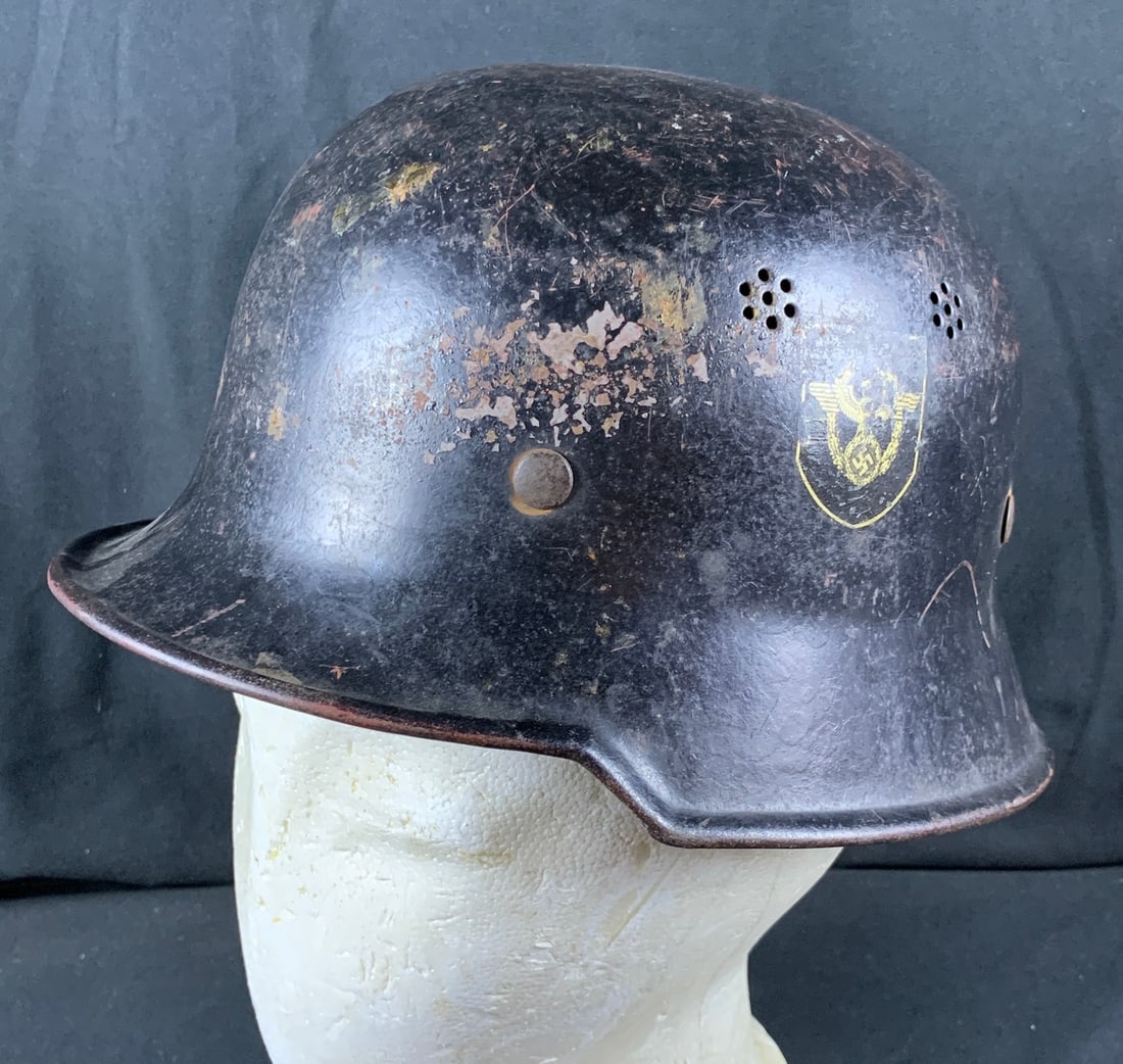 WW2 WWII german police deutsche polizei civic model helmet (1 of 13)