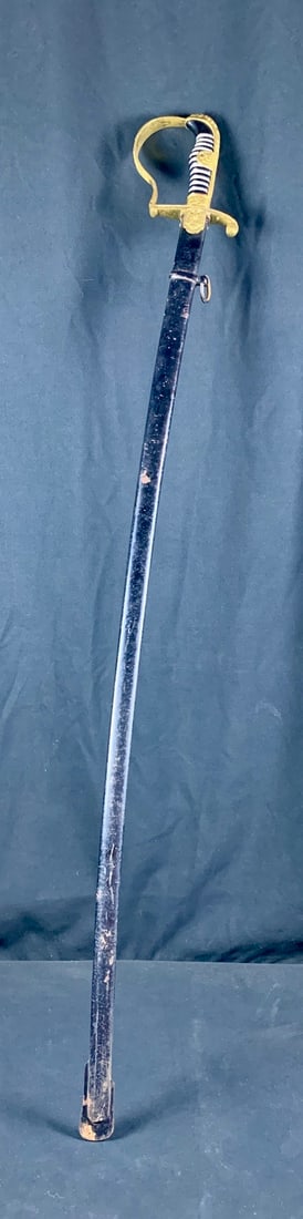 Original German WW2 WWII Army officer Dove head sword by Eickhorn Solingen with Steel Scabbard (1 of 19)