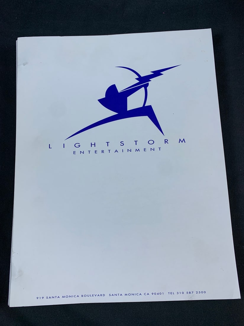 Original lightstorm Entertainment production copy of James Cameron's Titanic Screenplay (1 of 6)