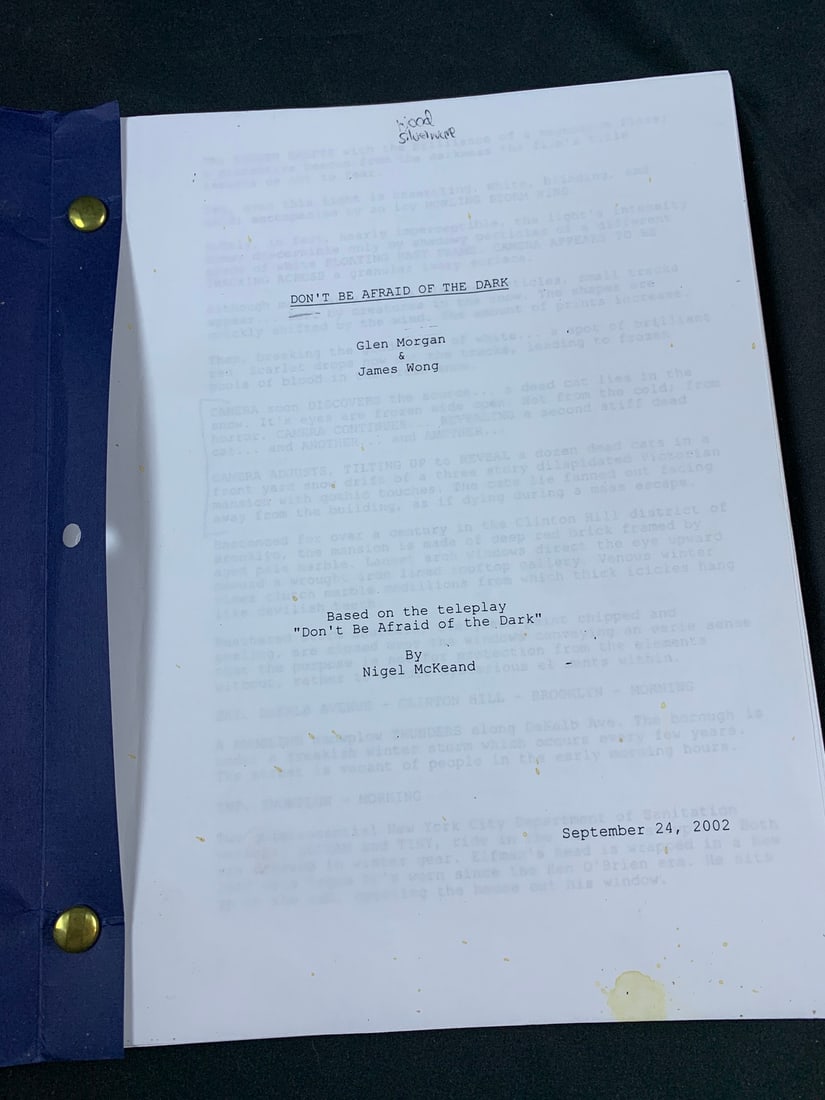 Don't Be Afraid of the Dark 2010 Script with notes (1 of 9)