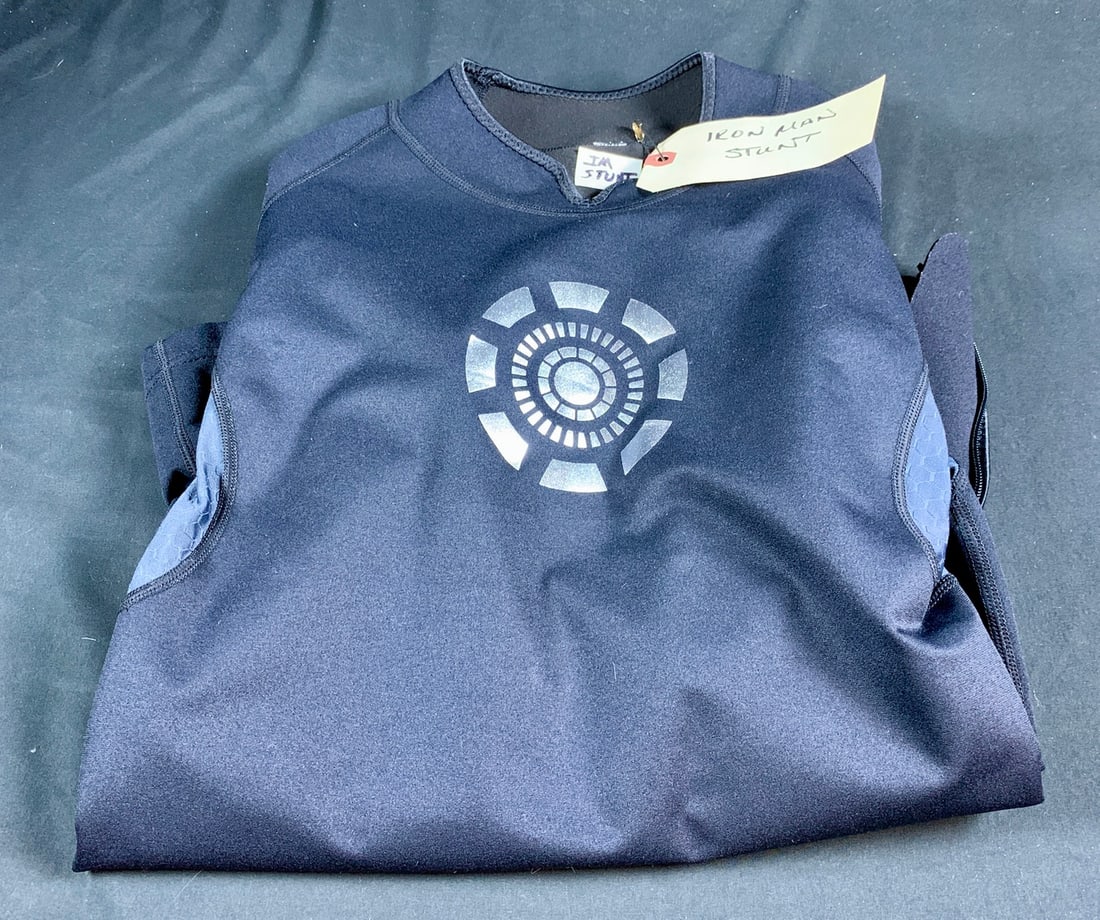Robert Downey Jr. Ironman Stunt Double Shirt: Marked IM Stunt and has inventory tag as well. Roughly 19" P to P