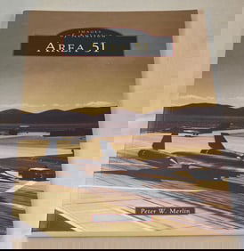 Signed Area 51 images of aviation Peter W Merlin