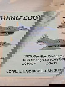 Rare double Signed Book and signed letter reply First Edition Shang Log by J J McBride