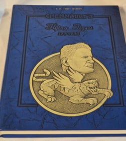 Rare,  Signed , Chennault's Flying Tigers , gold named Edition to Bud Warner Signed by Warner
