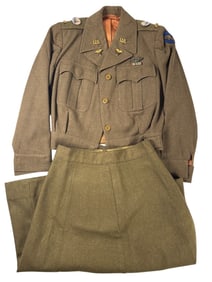 WWII AAF / ATC Flight Nurse Uniform with Matching Skirt - British Manufacturer