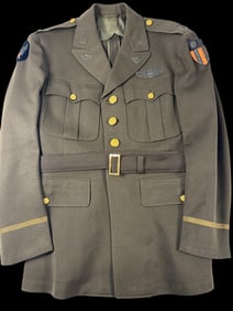 WWII AAF CBI Bombardier's Uniform - All Direct Bullion Embroidered