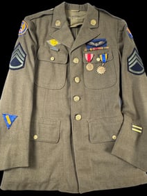 WWII 15th AAF EM Uniform - Bullion Wings