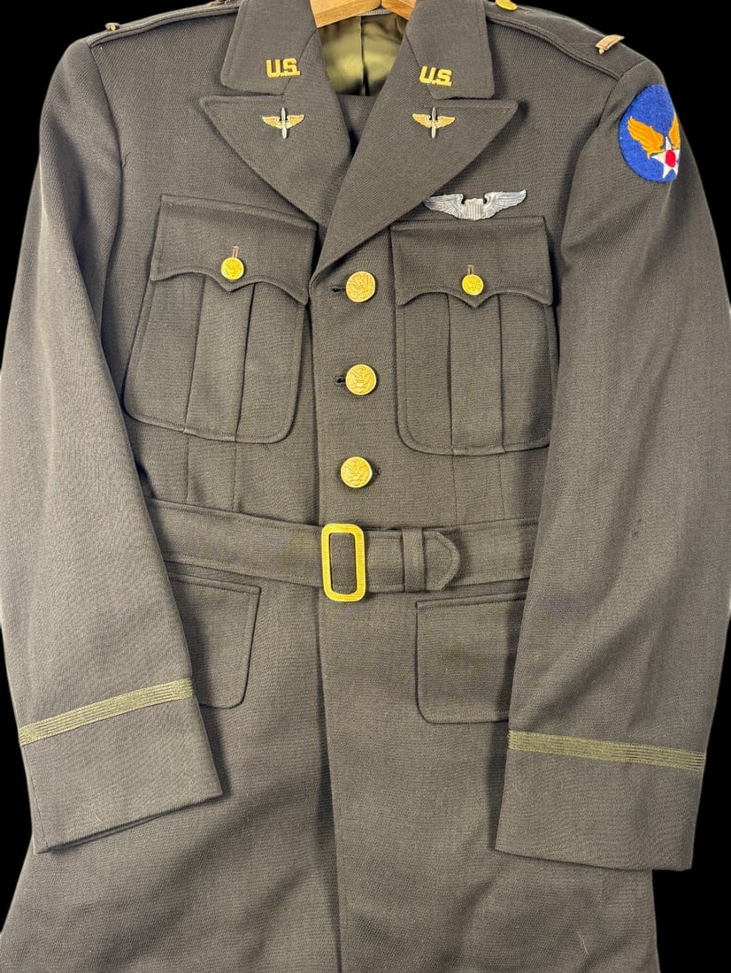 WWII AAF Officer's Uniform - Named (1 of 4)