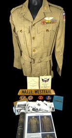 WWII Identified and Published AAF CBI Bush Jacket - Great History!