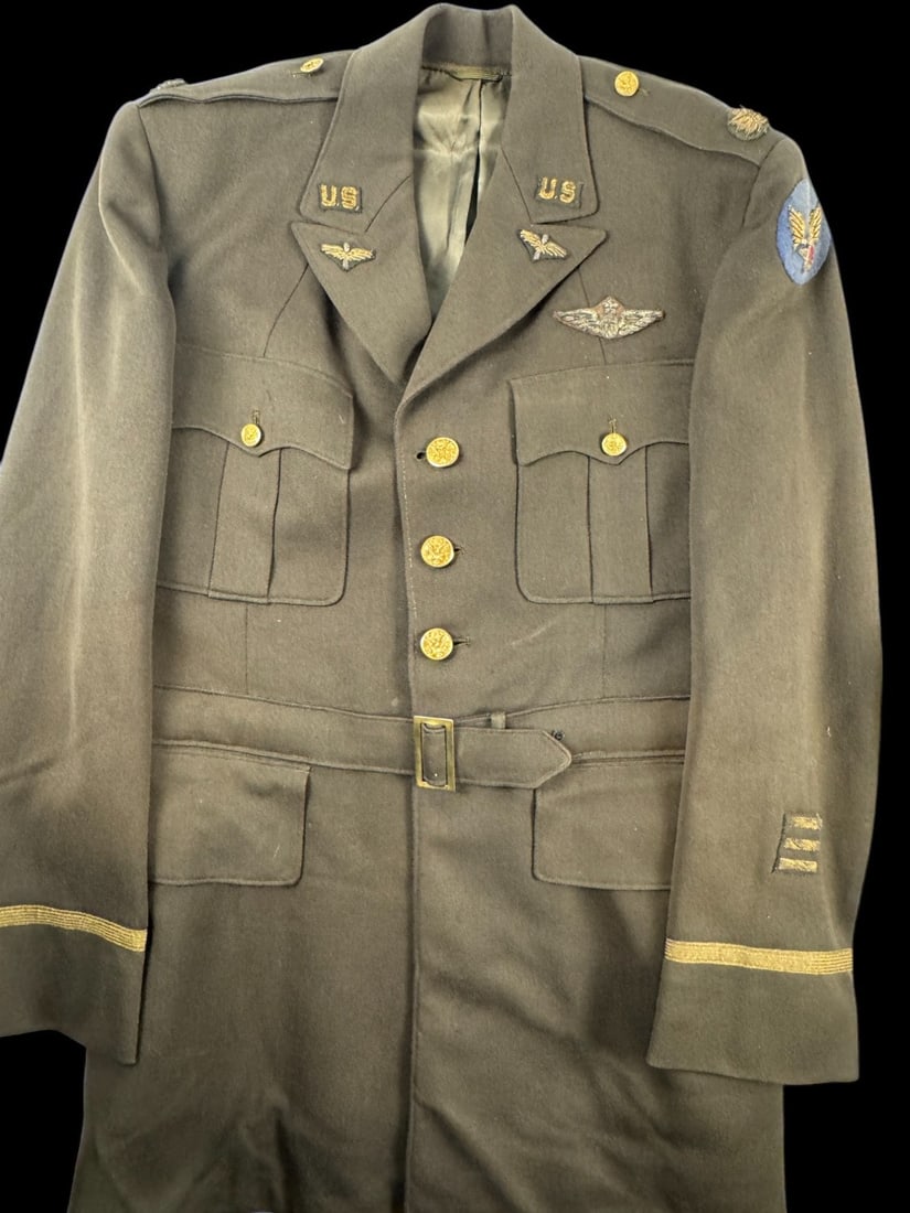 WWII AAF Senior Pilot's Uniform - Bullion (1 of 4)