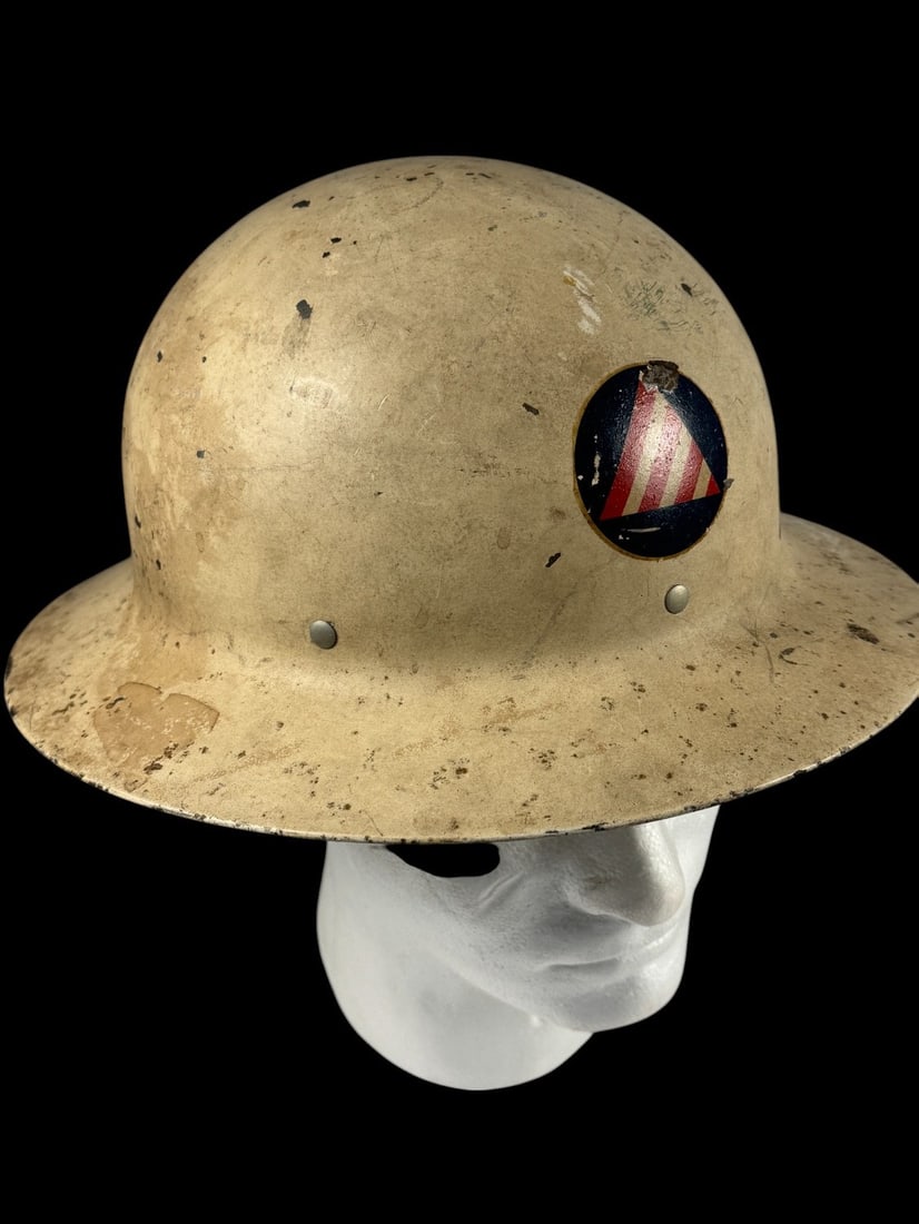 WWII Civil Defense Helmet (1 of 1)