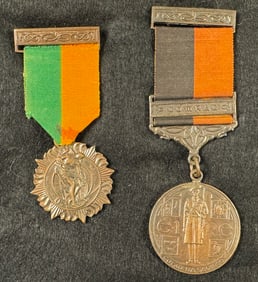 RARE 1916 Irish Easter Uprising Medal and 1917-21 War of Independence Service Medal