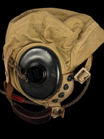 WWII AAF - USN AN-H-15 Flight Helmet