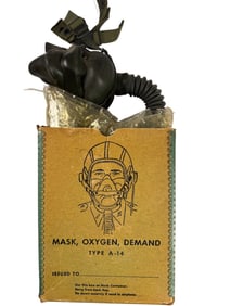 WWII AAF Type A-14 Oxygen Mask in Original Box