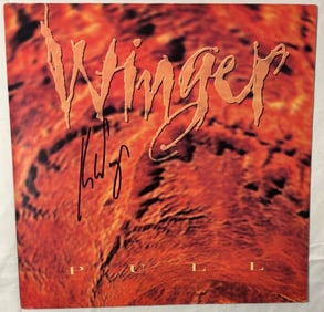 Winger Kip Winger Signed Pull LP original press