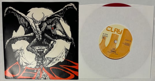 Demon Liar NWOBHM 45 Red vinyl Rare