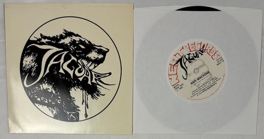 Jaguar Axe Crazy Rare NWOBHM 45 with sleeve