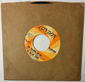 The Rolling Stones As Tears Go By Promo 45