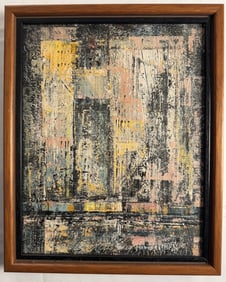 Noted Artist Hall Groat Sr. Oil on Canvas 13x10 Framed - Signed