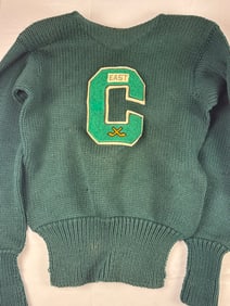 1950s Womens Letter Sweater
