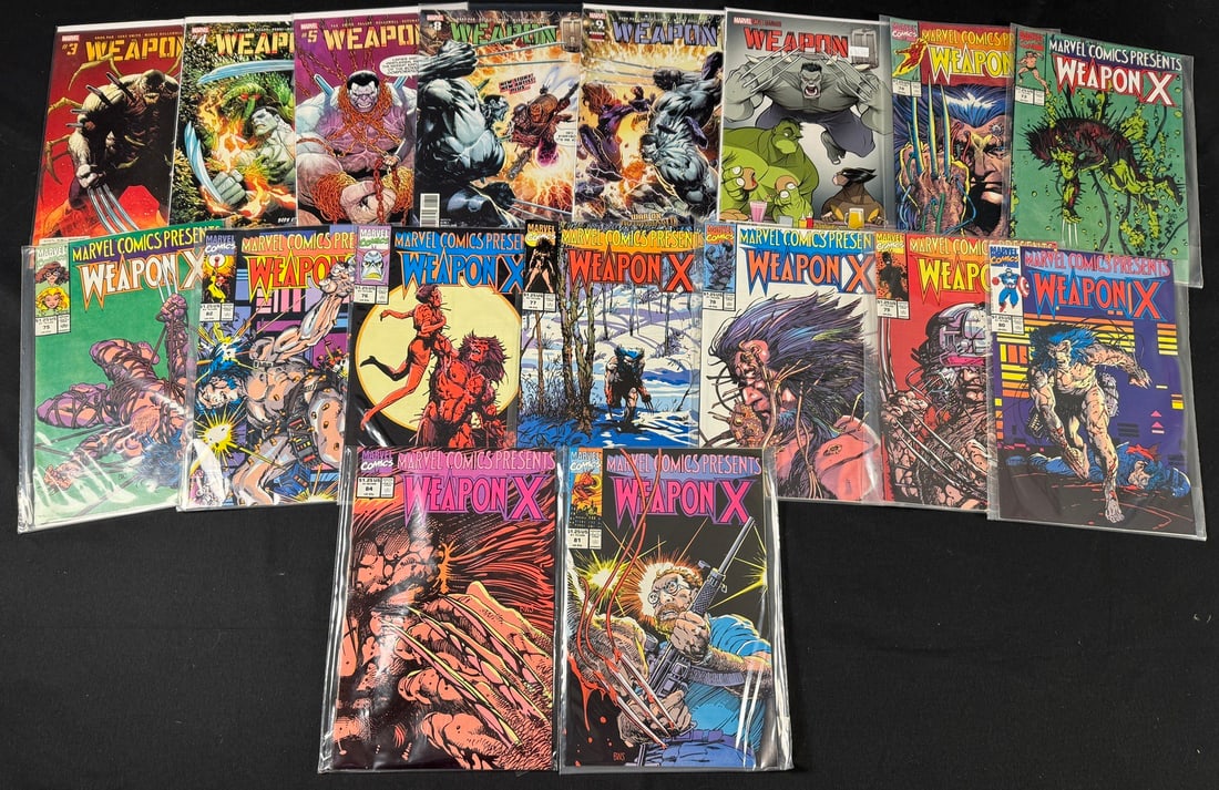 20 Marvel Comics Presents Weapon X and Weapon H Comic Books (1 of 1)