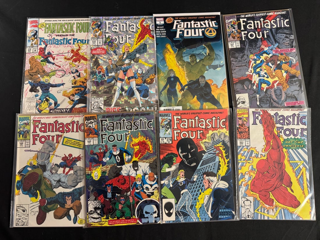 Marvel Comics Fantastic 4 Issues, -347 and -375, Mid-1980s to Early 2000s (1 of 1)
