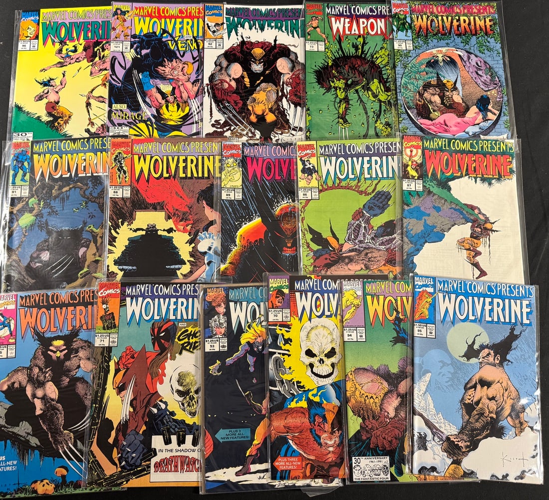 Marvel Comics Presents Wolverine Comic Books, 1980s-1990s (1 of 1)