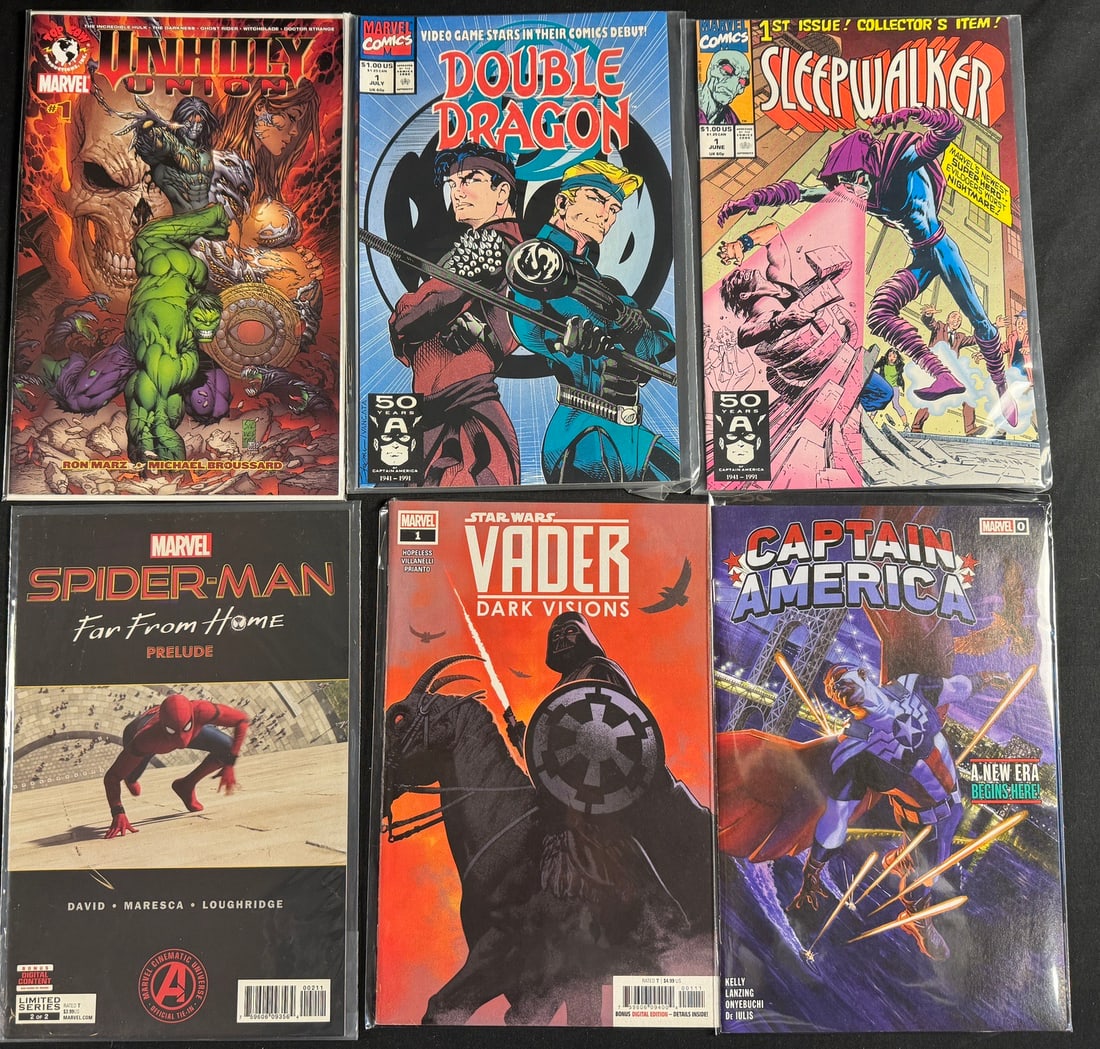 6 Marvel Comic Books, Star Wars Vader: Dark Visions -1 (1 of 1)