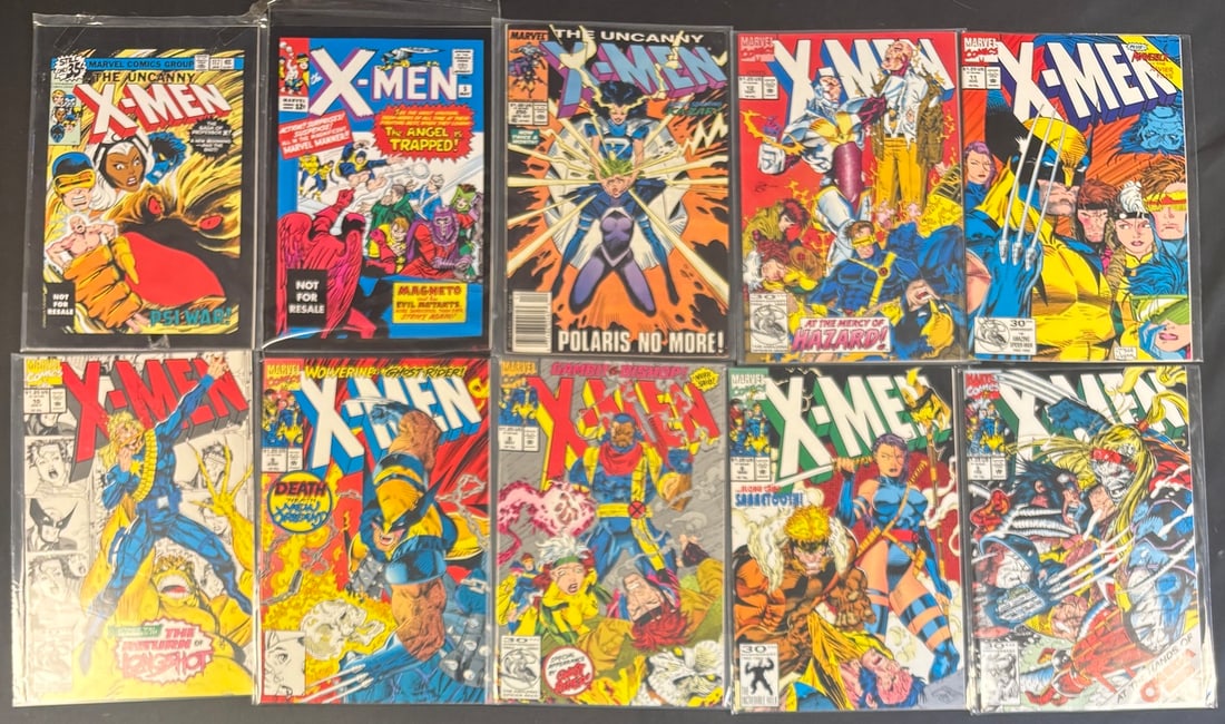 10 Marvel-the Uncanny X-men-and-x-men-Comic Books, Late 1970s to Early 1990s (1 of 1)
