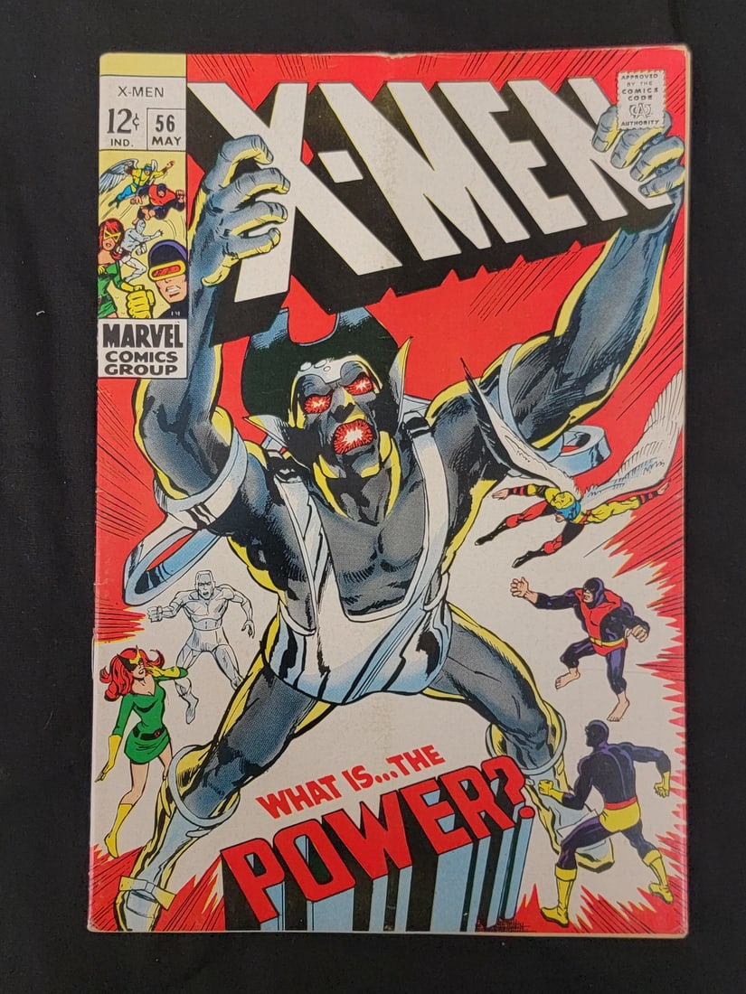 Marvel Comics X-men -56, 1st Appearance of the Living Monolith, Neal Adams Cover, May 1969 (1 of 2)