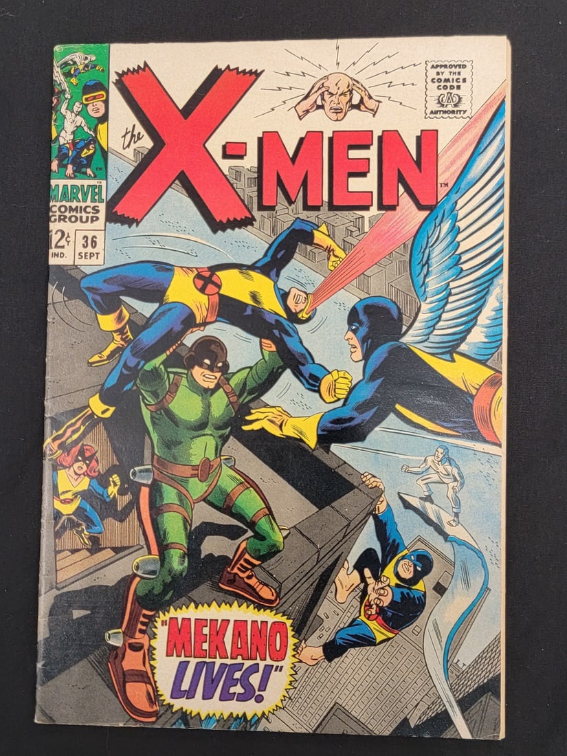 The X-men -36, Marvel Comics, September 1967,-mekano Lives!- (1 of 2)