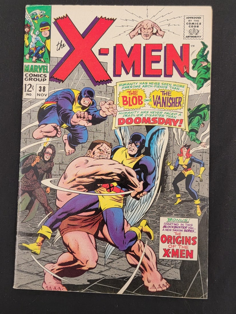 The X-men -38, Marvel Comics, November 1967, 12?, Featuring the Blob and the Vanisher (1 of 2)