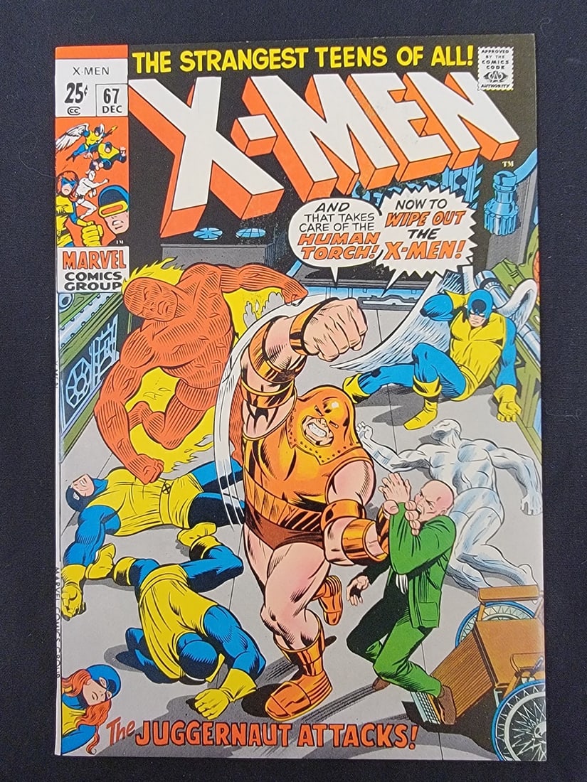 Marvel Comics, X-men -67, December 1970, the Juggernaut Attacks! (1 of 2)
