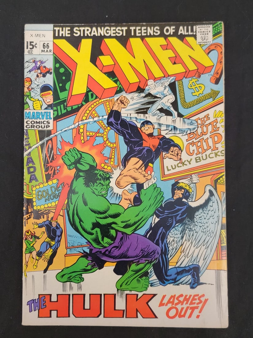 X-men -66, Featuring the Hulk, Marvel Comics, March 1970, Bronze Age (1 of 2)