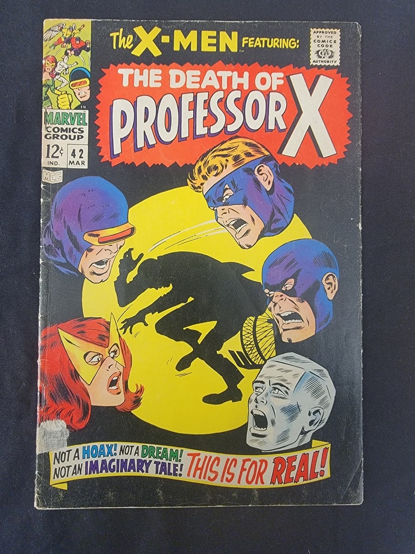 Marvel Comics Group, the X-men -42,-the Death of Professor X- (1 of 2)