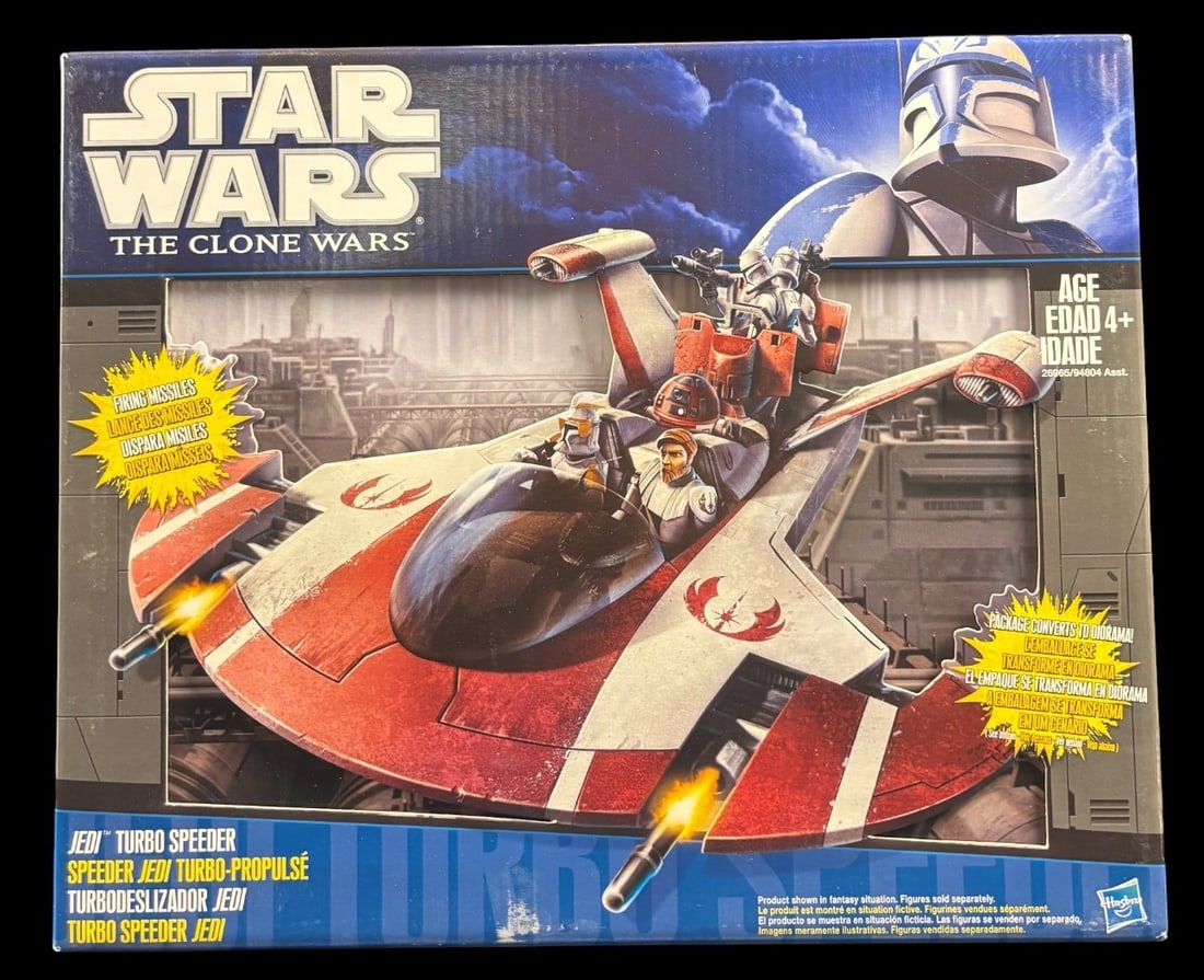 Hasbro Star Wars the Clone Wars Jedi Turbo Speeder Vehicle (1 of 2)