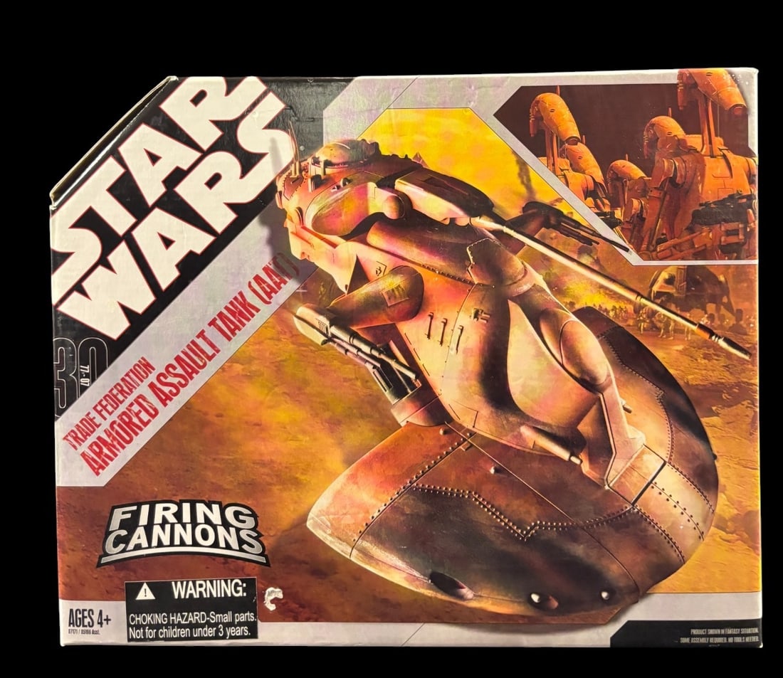 Star Wars Hasbro 30th Anniversary Collection Trade Federation Armored Assault Tank-aat-, 2006 (1 of 2)