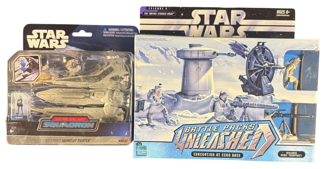3 Star Wars Collectible Toy Sets, Hasbro Battle Packs Unleashed Evacuation at Echo Base and Micro (1 of 1)