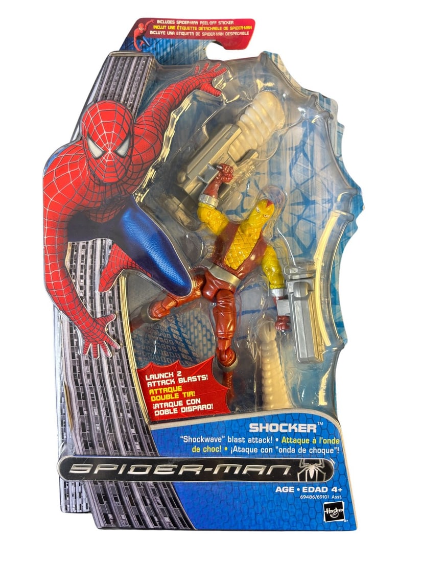 Hasbro Marvel Spider-man 2007 Shocker Shockwave Blast Attack Action Figure (1 of 1)
