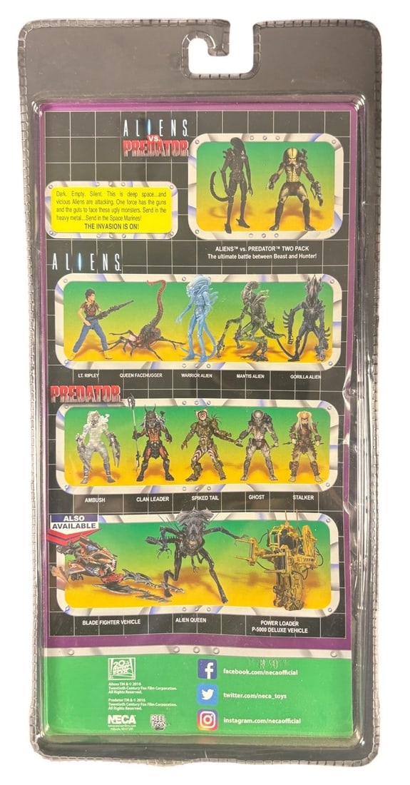 Neca Aliens Kenner Tribute Space Marine Vasquez 7-Scale Action Figure-alien Day 2017- (1 of 1)