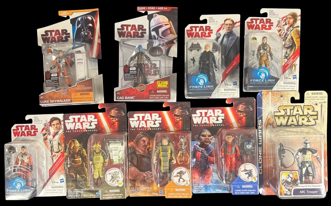 13 Hasbro Star Wars Action Figures, New in Sealed Blister Card Packaging, Cad Bane Cw22 (1 of 1)