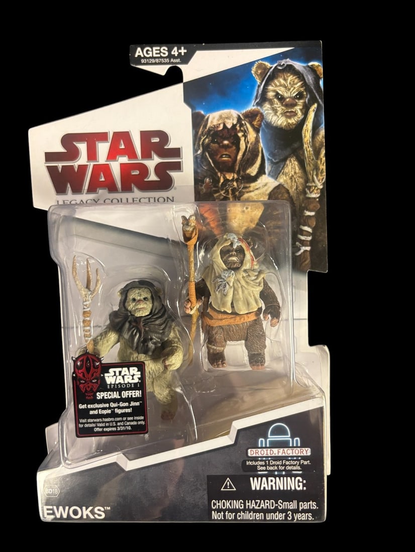 Hasbro Star Wars Legacy Collection Ewoks Bd18 Droid Factory Action Figure Set (1 of 1)